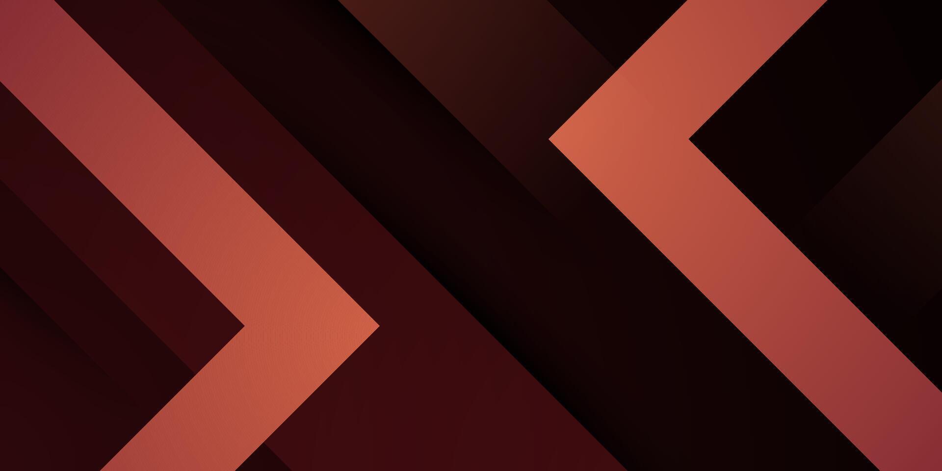 Abstract dark brown geometric overlap shapes background. 3D concept triangle overlap pattern with shadow. vector