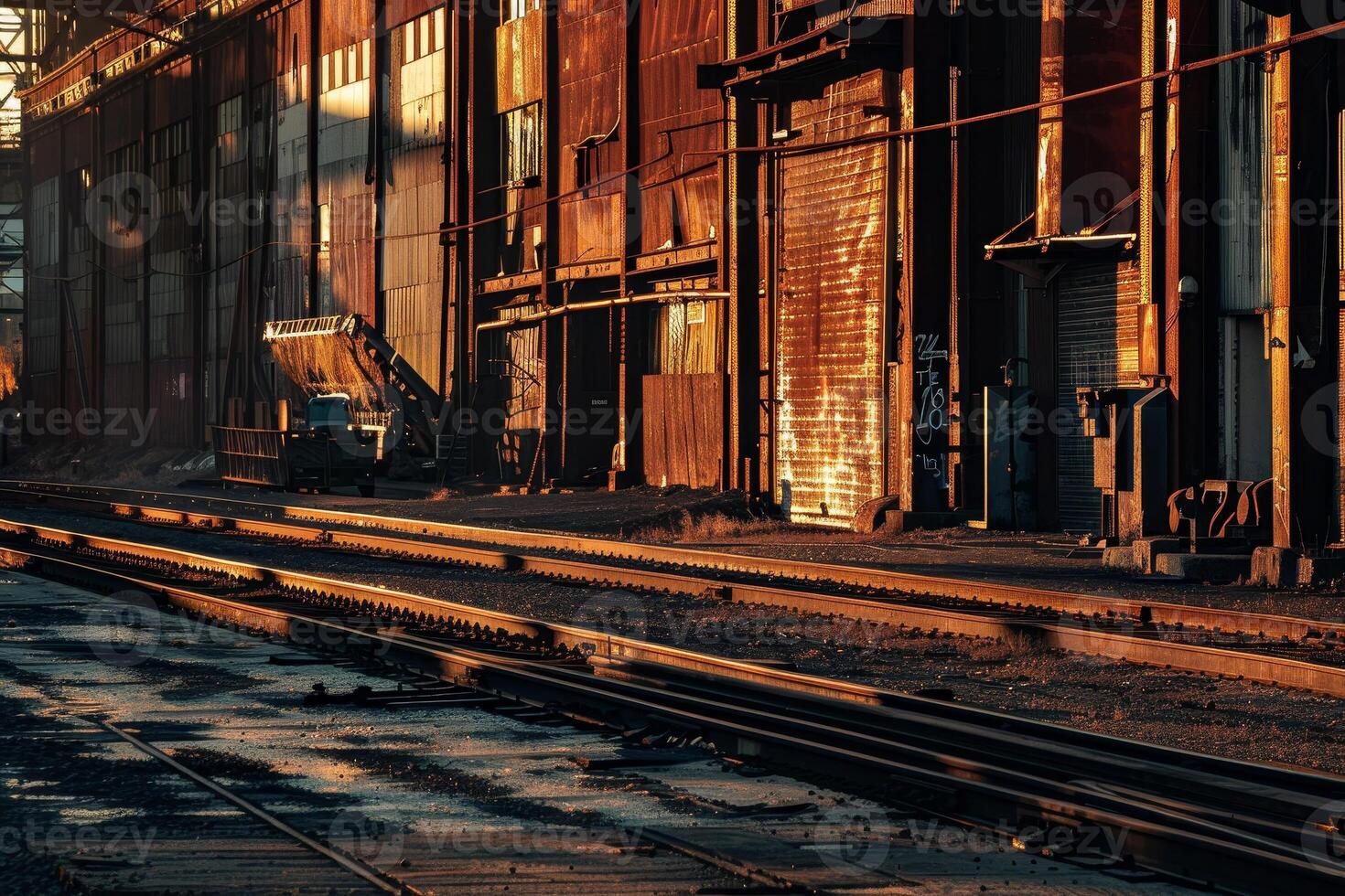A train tracks photo