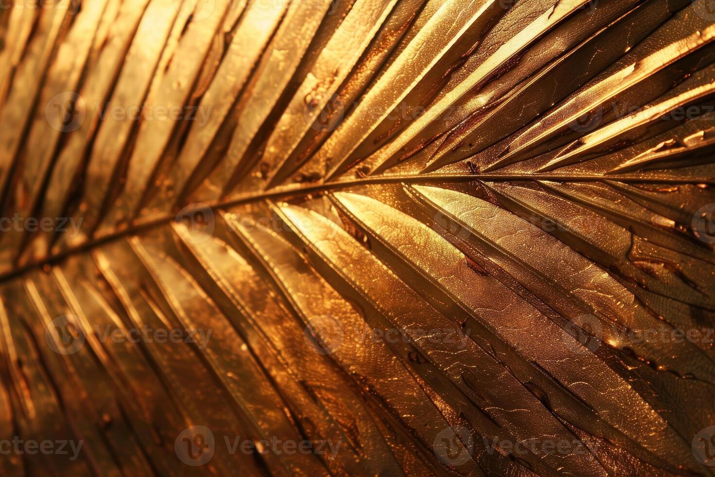 A close up of a gold leaf photo