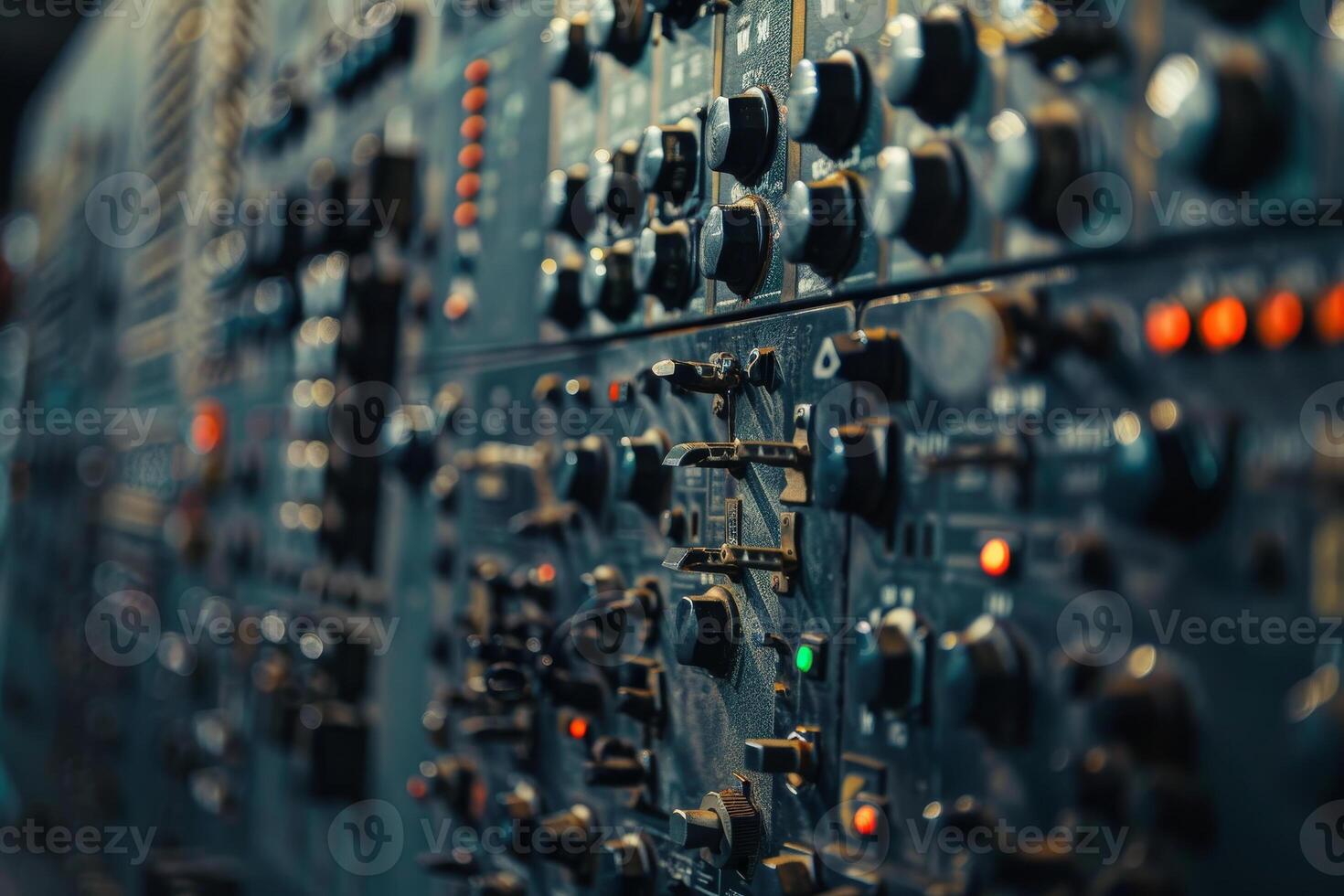 An image of a control panel in a room photo