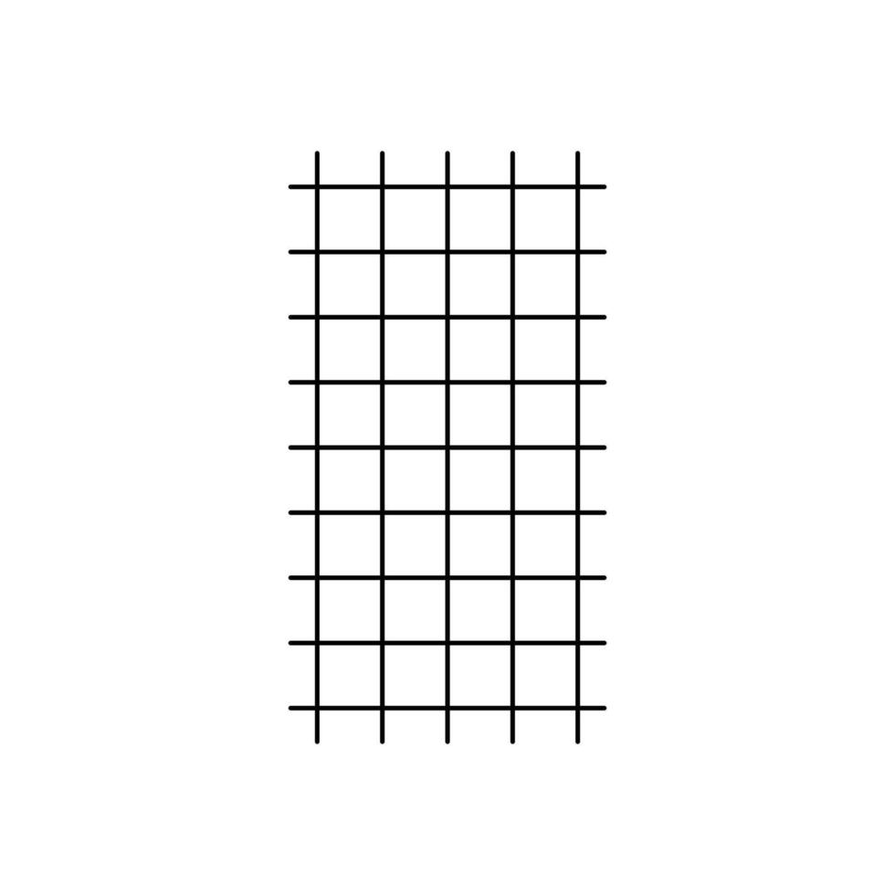 Clean and Simple Square Mesh Pattern Illustration. vector
