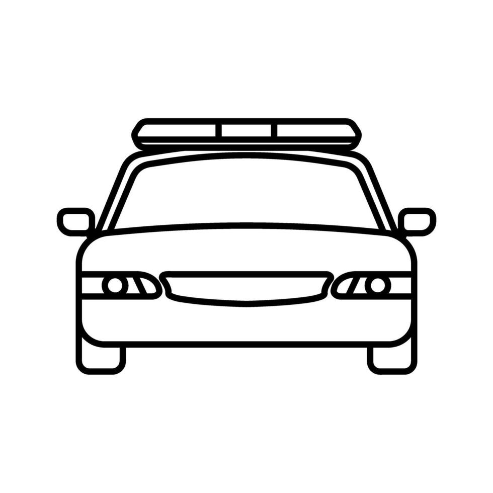 car vehicle transport line style icon illustration design, designed for web and app vector