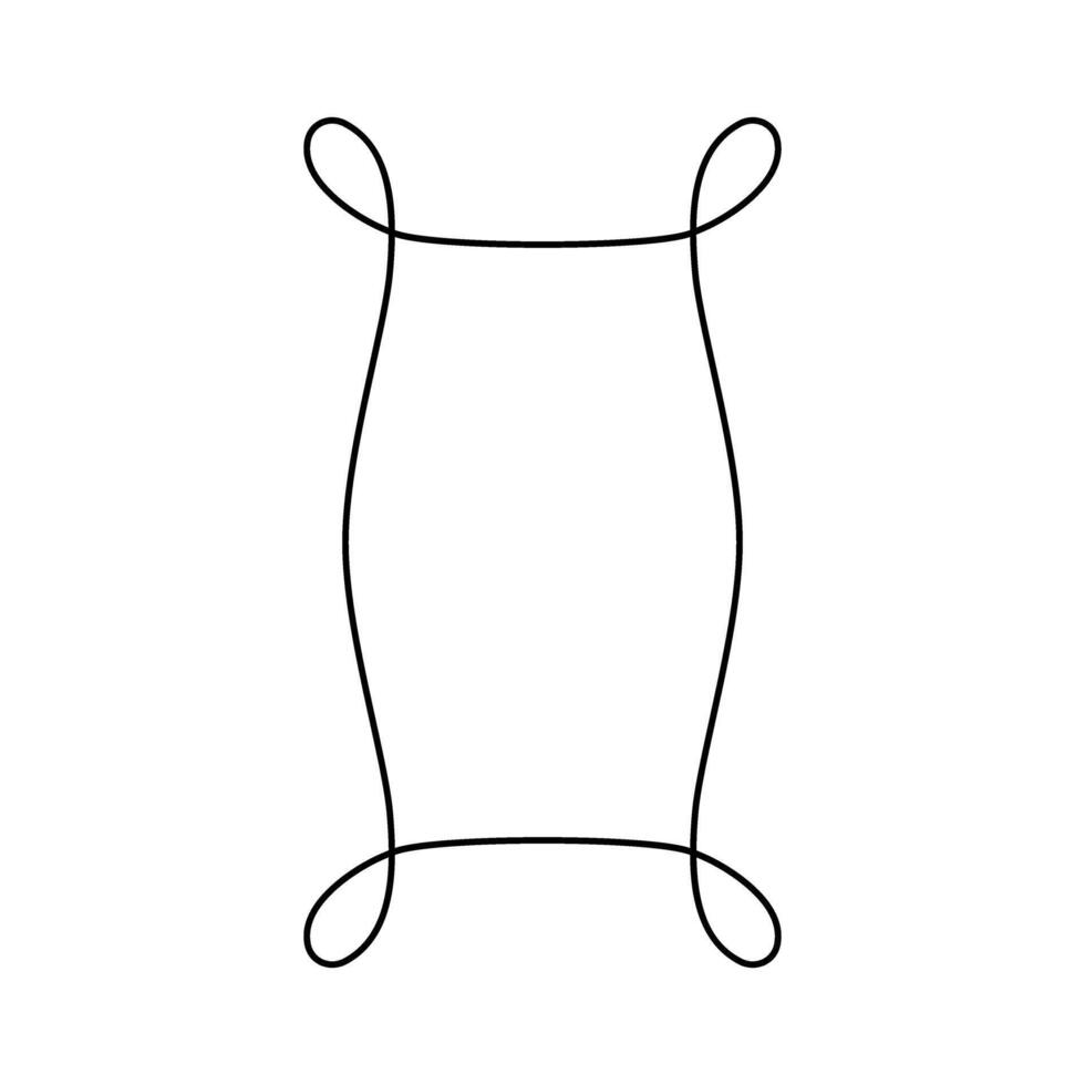 Sewing thread icon. Outline illustration of sewing thread icon for web vector
