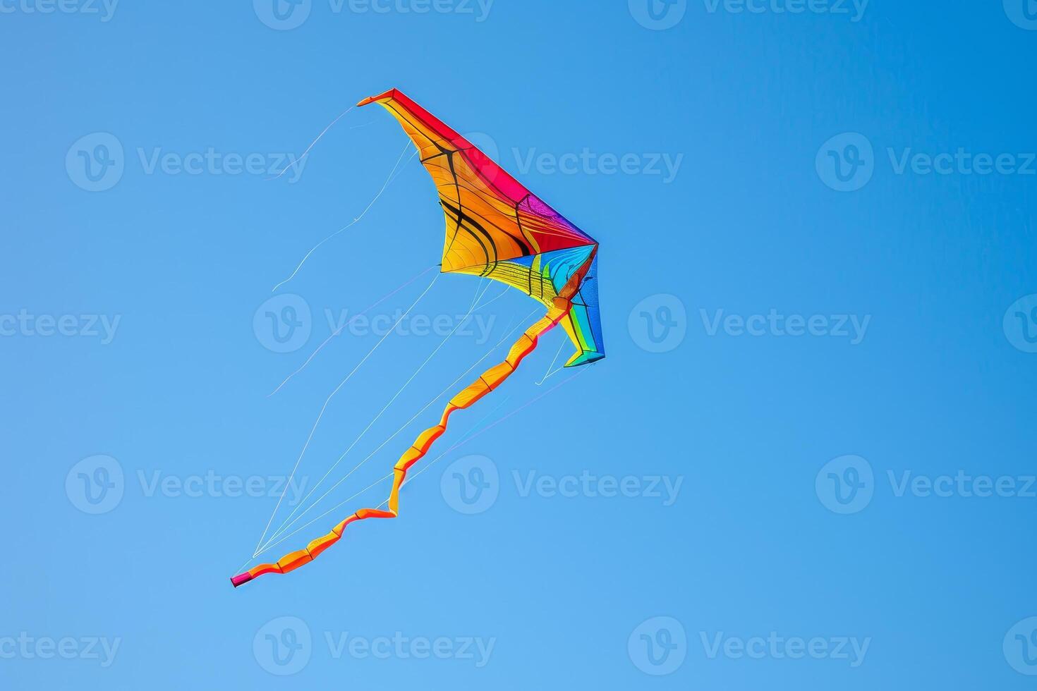 A kite flying in the sky photo