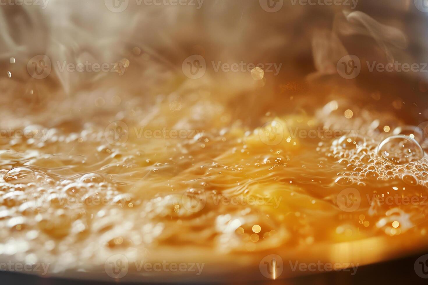 A pot of boiling water photo