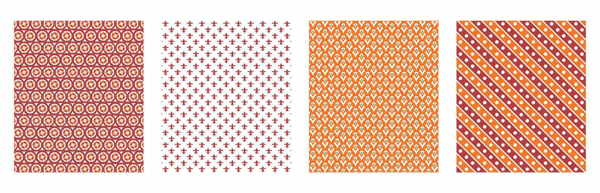 Luxury Minimalist Seamless Patterns for Textiles and Tiles vector