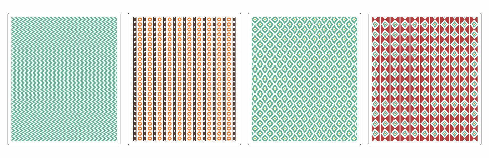 Classic Minimalist Seamless Patterns for Home and Apparel vector
