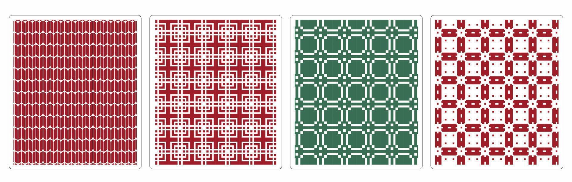 Timeless East Asian Seamless Patterns, Traditional Chinese and Japanese Textile and Print Designs vector
