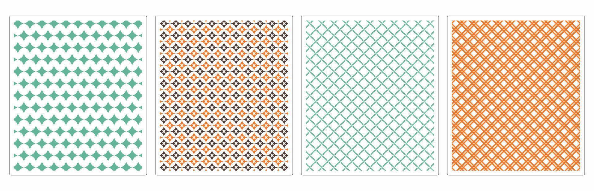 Abstract and Geometric Seamless Patterns for Creative Projects vector
