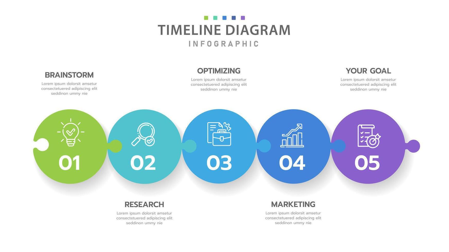 Infographic 5 Steps Business Modern Timeline diagram with hexagons and topics, presentation infographic timeline design layout. vector