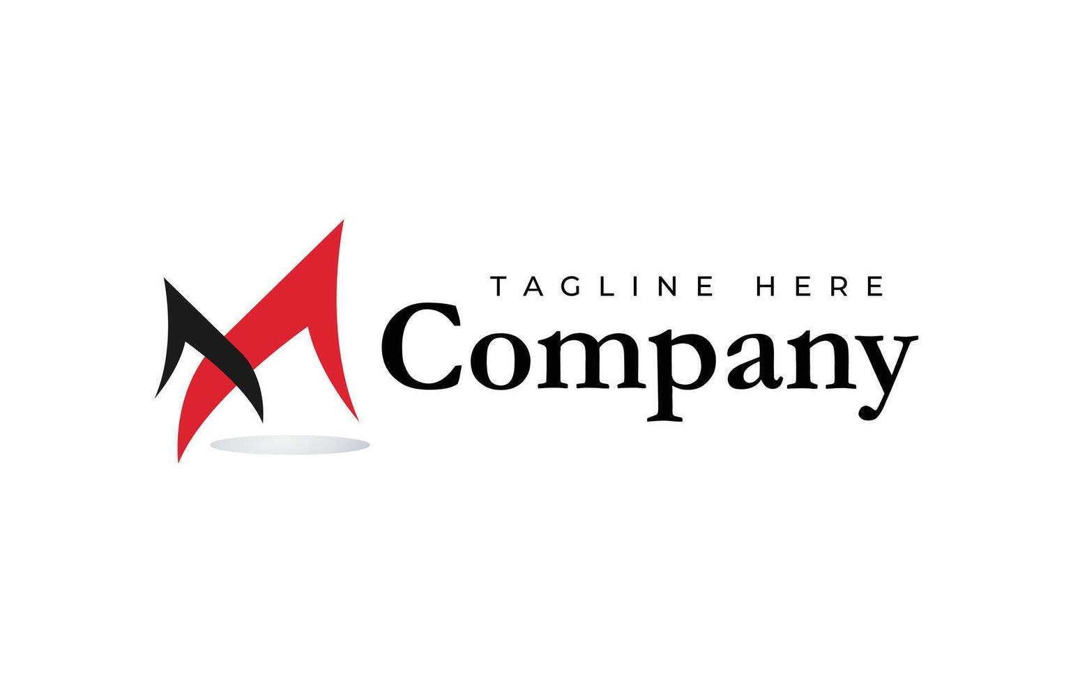 Minimalistic Creative Shape Logo Design for any Company Brand vector