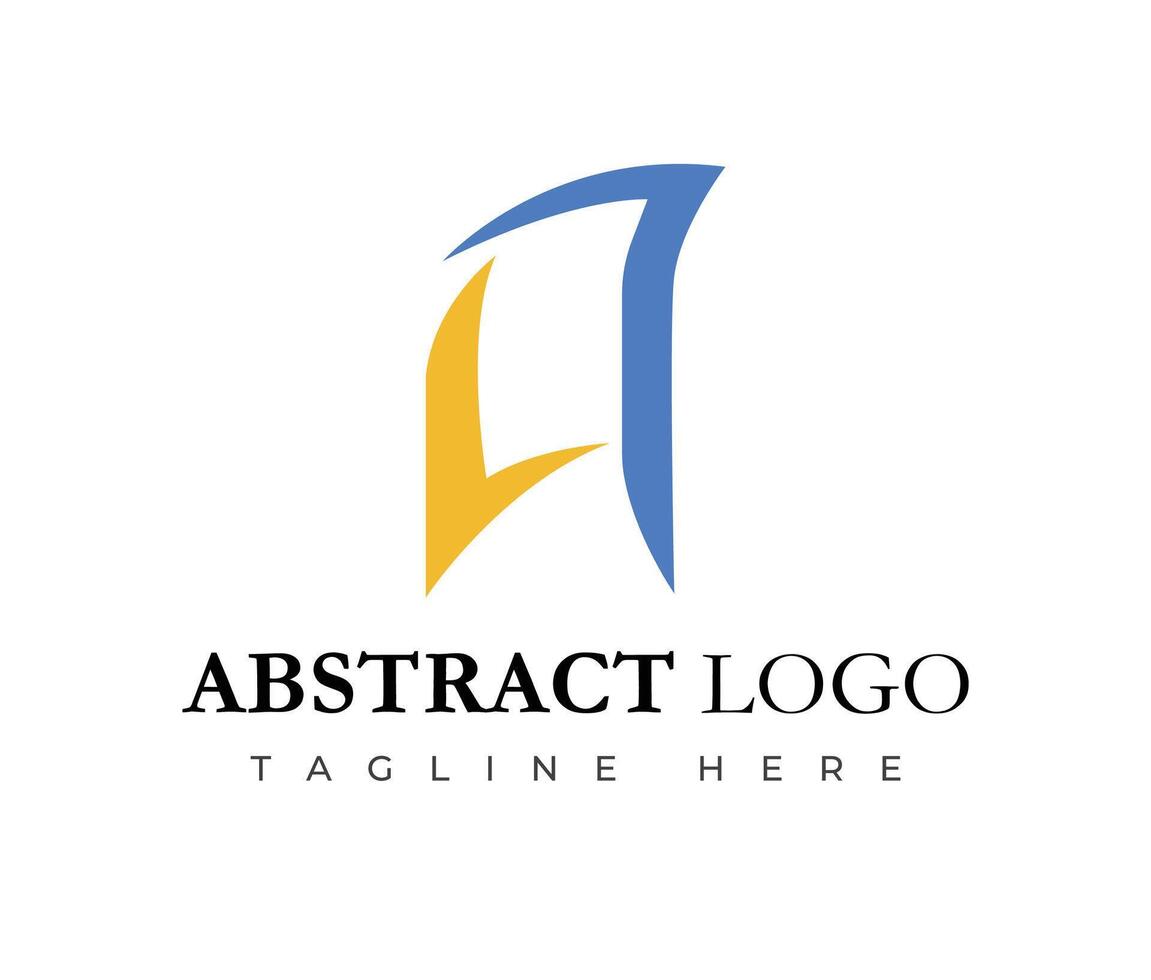 Abstract A Creative Modern Business Corporate Logo Template vector