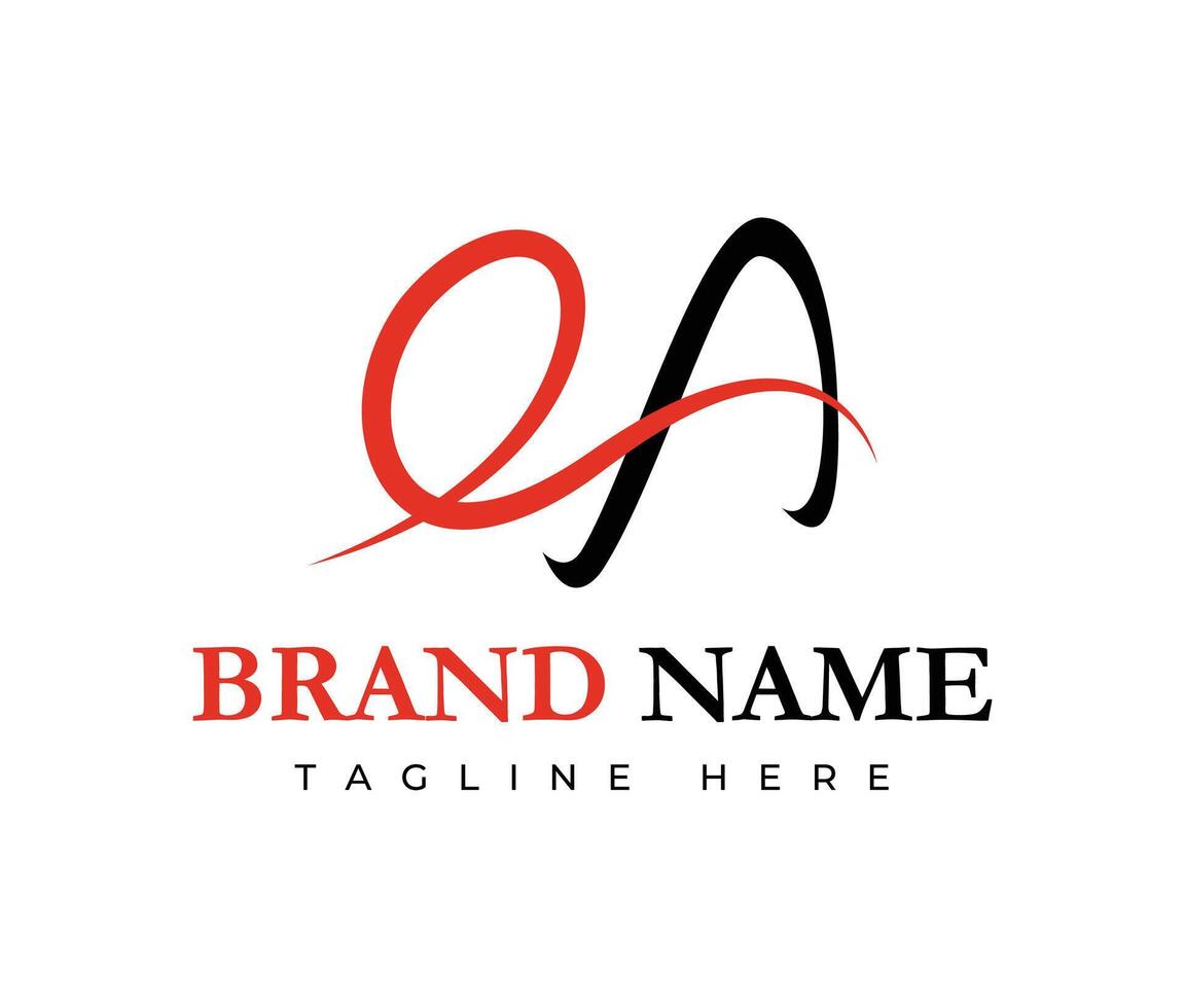 CA Letter Logo Design For Business Corporate Creative Template vector