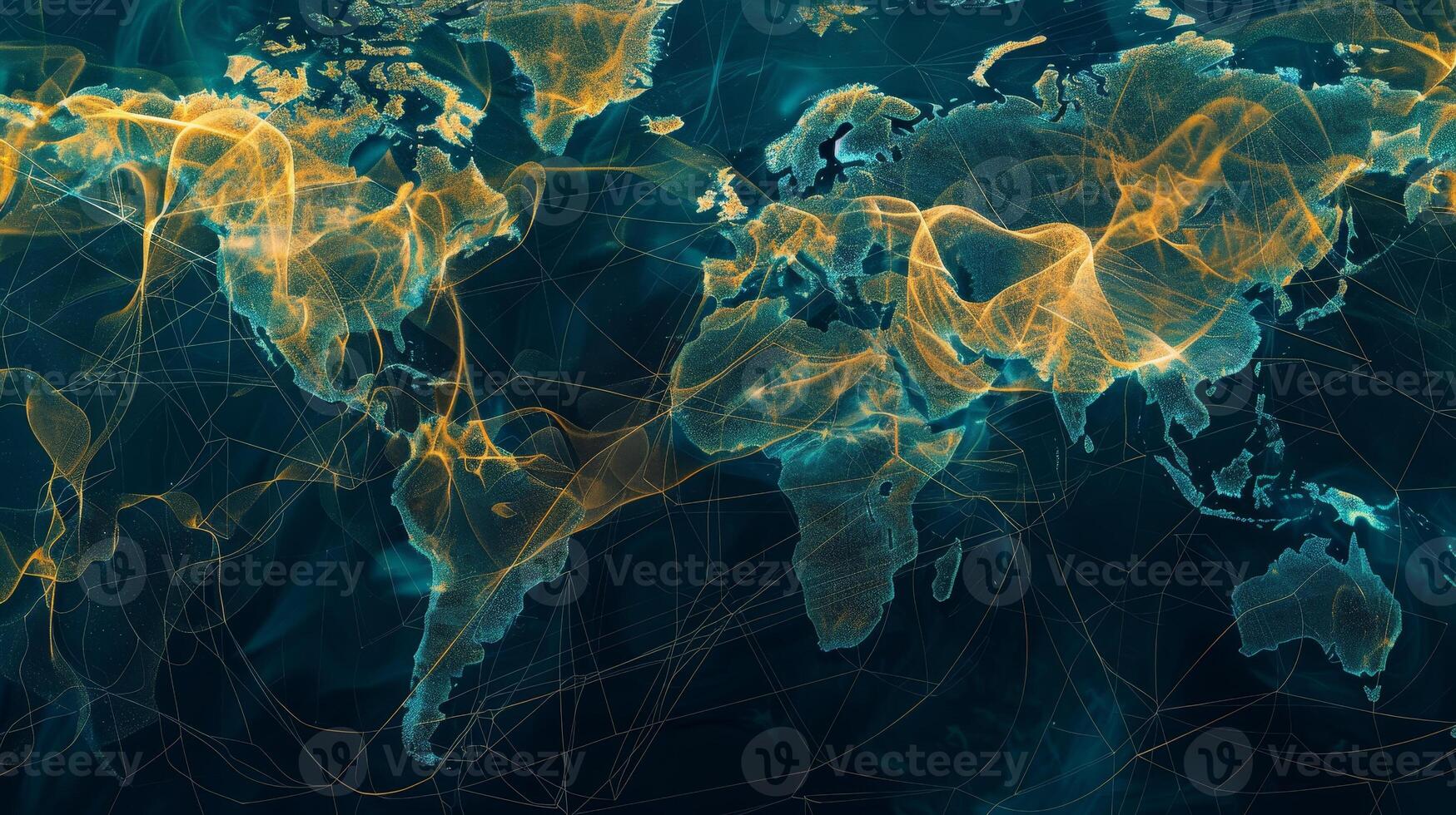 The world map is shown in this image photo