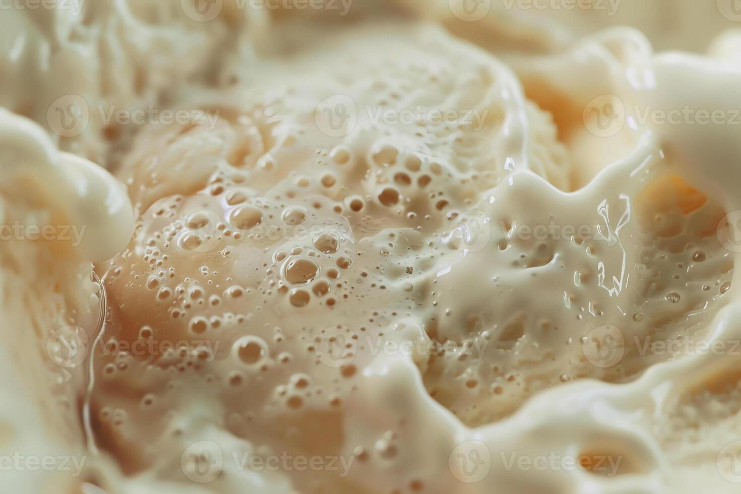 A close up of a bowl of ice cream photo