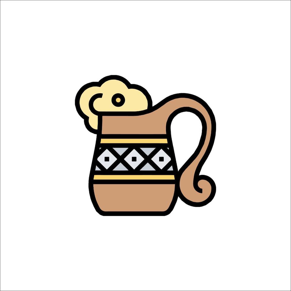 Beer mug icon illustration vector