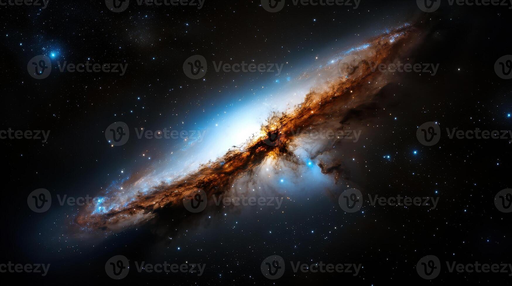 The andromeda galaxy is shown in this image photo