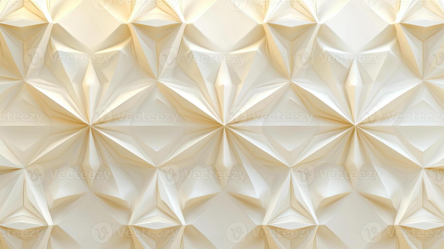 A white wall with folded paper photo
