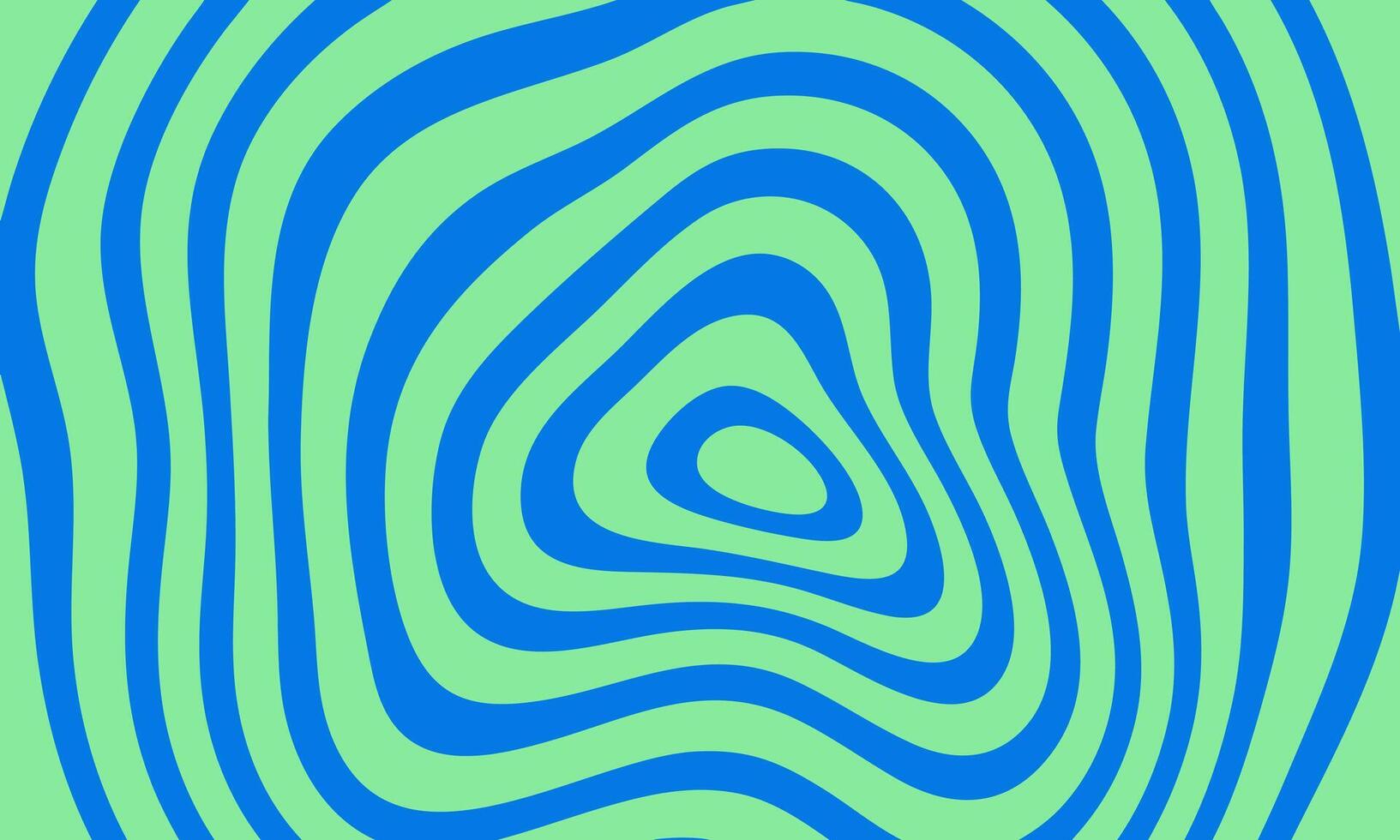 Hypnotic Spiral, Abstract Background with Rotating Concentric Shapes vector
