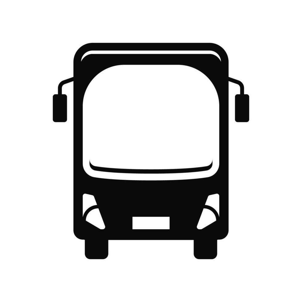 Bus icon on white background illustration vector