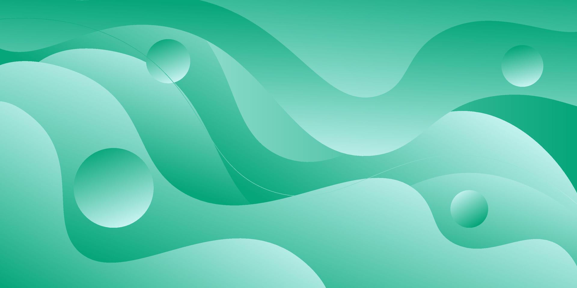Abstract geometric background in bright colors with blue-green gradient color combination. Simple wave pattern color lines in the background. Eps10 vector