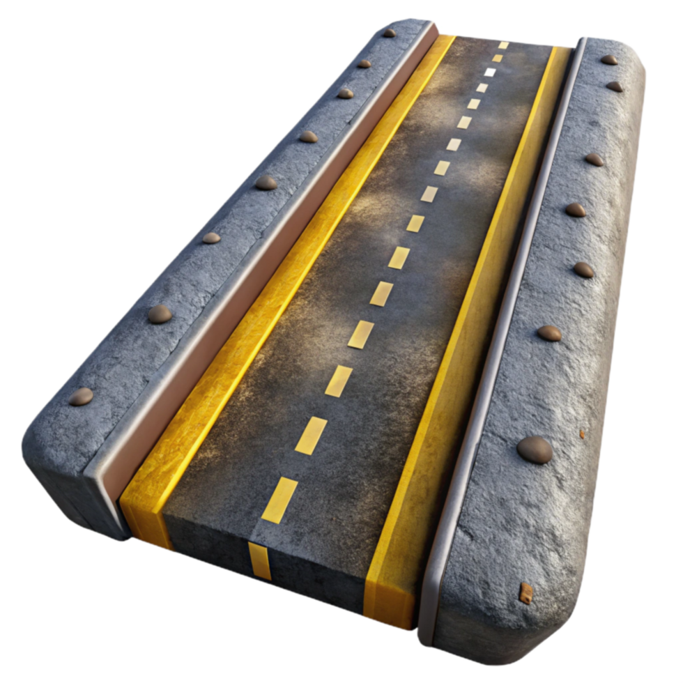 extraordinary contemporary Stone Road Bridge 3D Model of a Game Asset genuine png