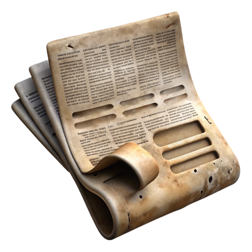 stunning creative Ancient Scroll Unveiling Historical Texts premium png
