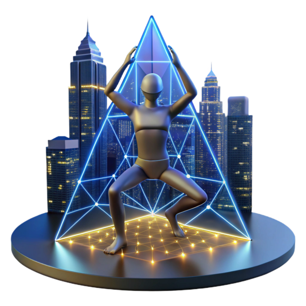 impressive classic Urban Digital Metaverse A Futuristic Cityscape high quality png