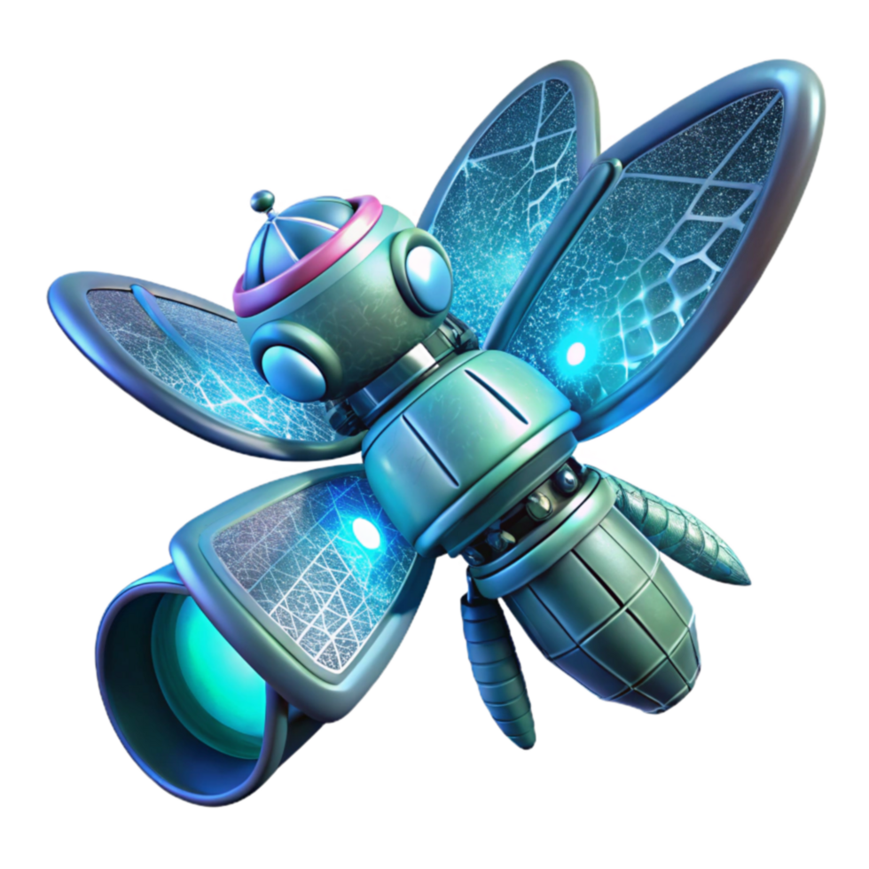 impressive rustic Cybernetic Insect Futuristic Drone Design high resolution png