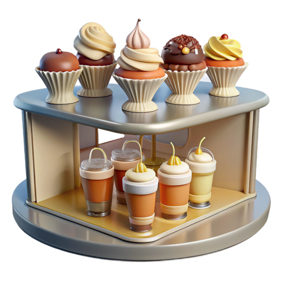 impressive rustic Sweet Treats Refreshing Drinks Display original png