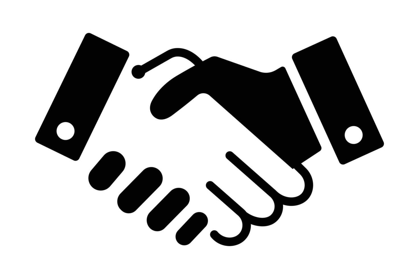 Professional Agreement Handshake Icon for Business Contracts, Corporate Partnership Icon, Business Agreement Symbol, Trust Handshake Icon, Financial Partnership Icon vector