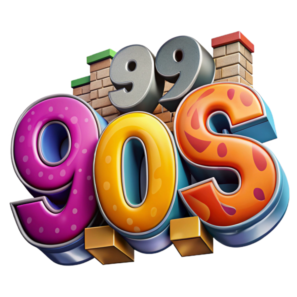 90s Nostalgia A Blast from the Past png