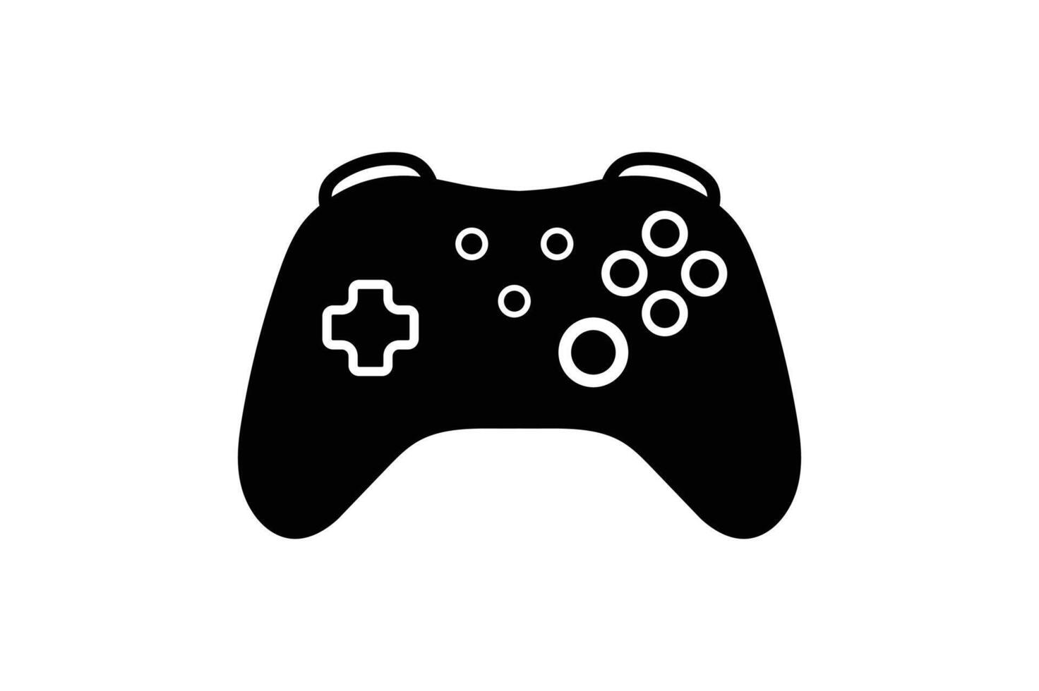 Joystick Icon in Flat Design Style, digital game controller, gaming icon, gaming pad symbol, flat design gamepad, joystick icon vector