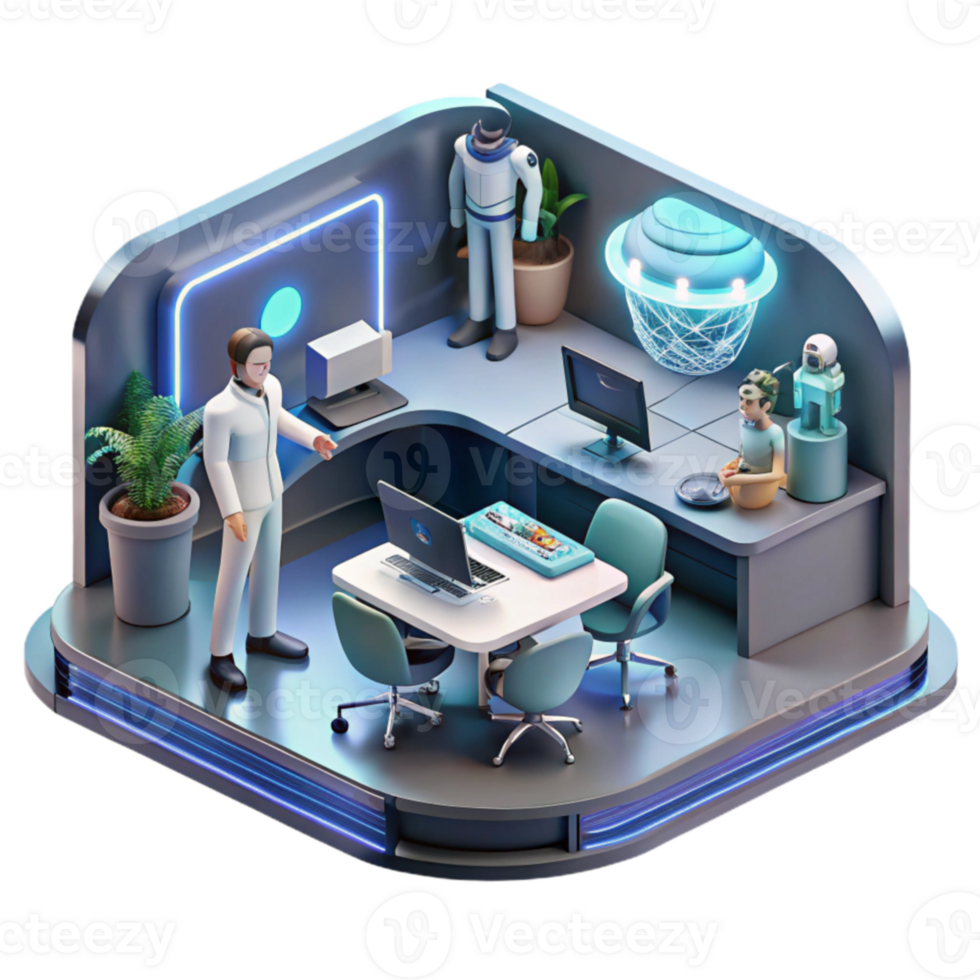 Future Workplace AI Collaboration Innovation png