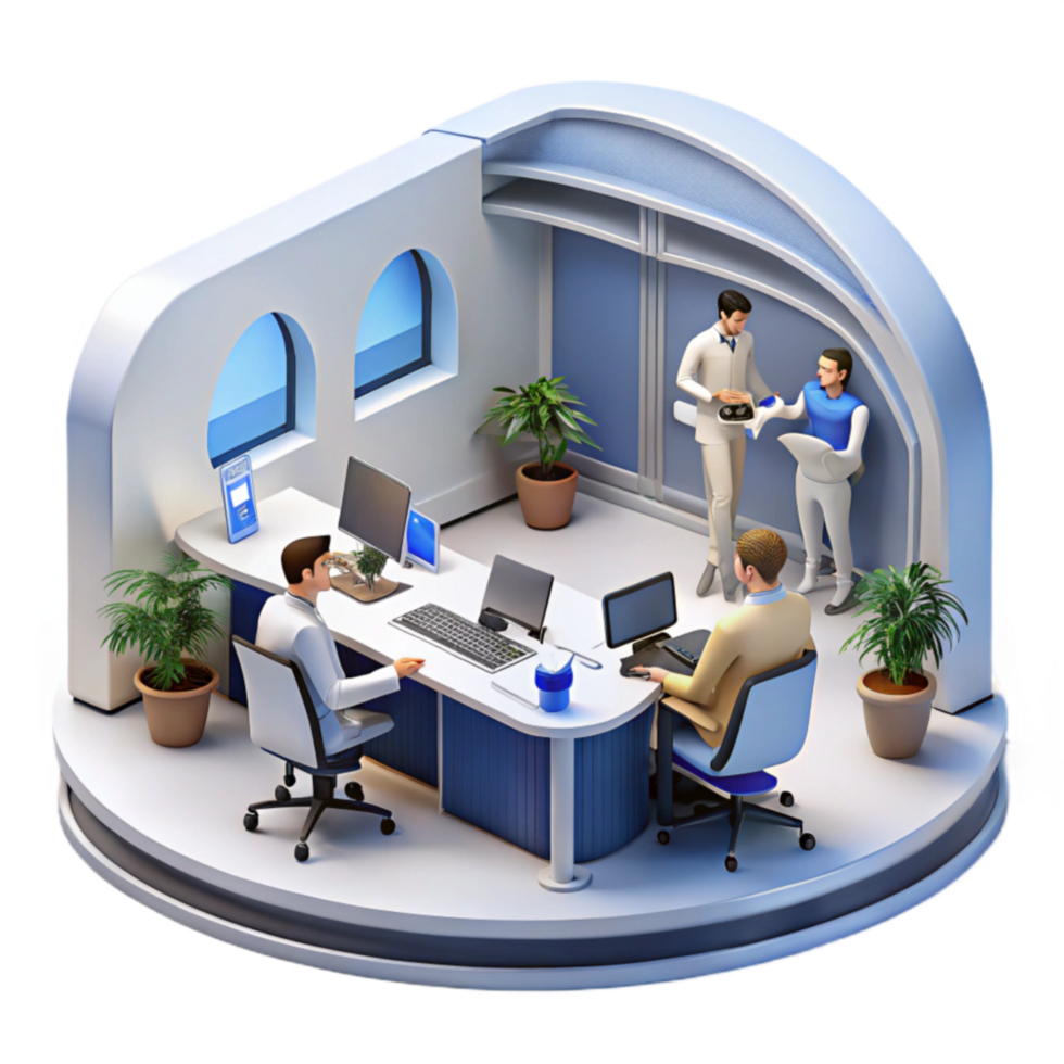 dramatic rustic Modern Office Workspace Productivity and Collaboration genuine png