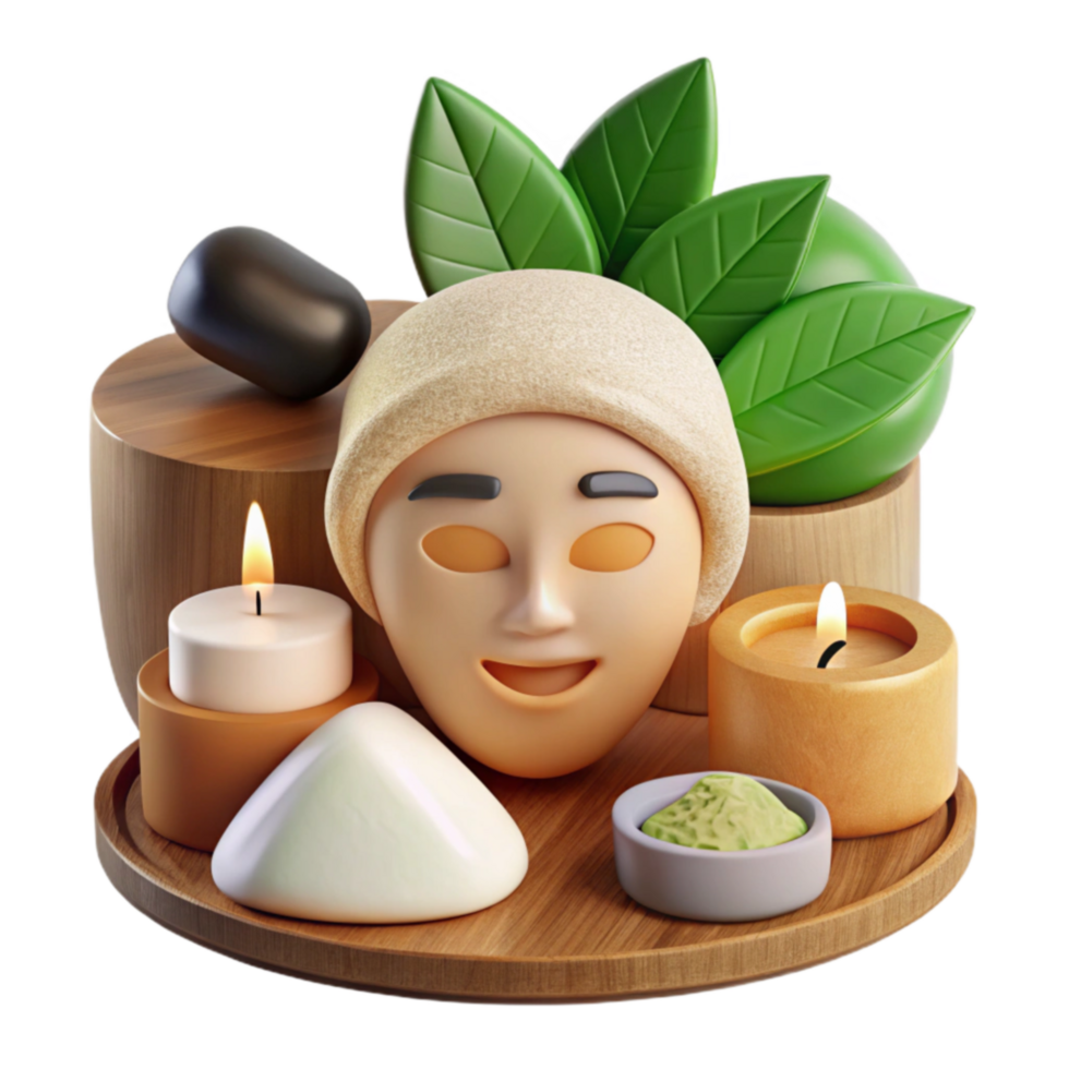 Spa Day Relaxation, Rejuvenation, and Self-Care png