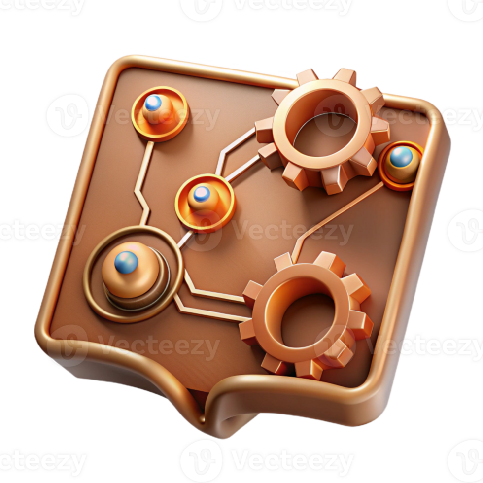 Cogs, Circuits, and Connections A 3D Puzzle Game png