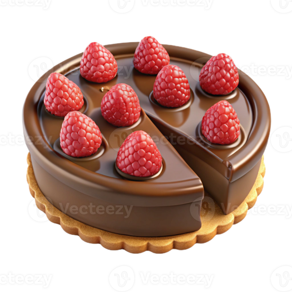 wonderful classic Chocolate Raspberry Cake Delicious Dessert Recipe 4K png
