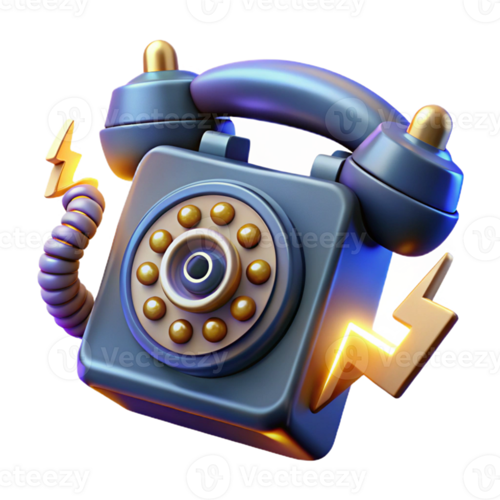 Retro Rotary Phone Fast Communication, Instant Connection png