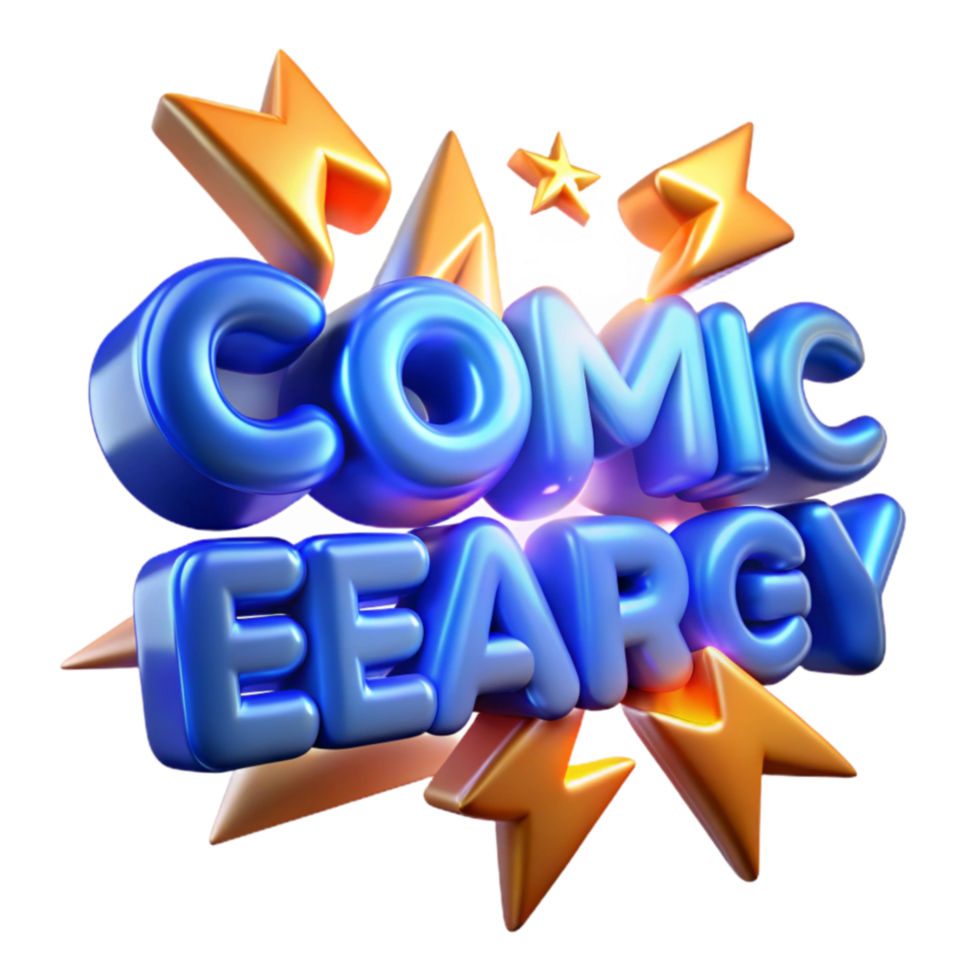 wonderful abstract Comic Book Energy Explosions of Fun premium png