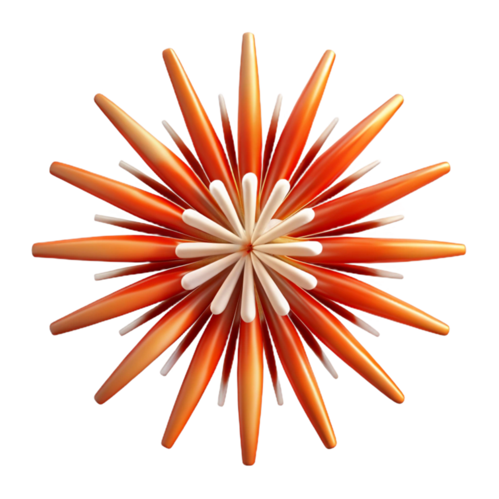 wonderful abstract Abstract Orange and White Starburst Design authentic png