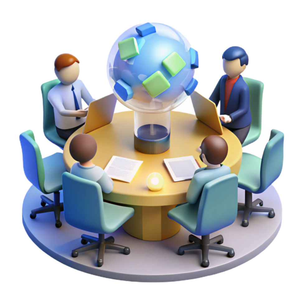 Global Collaboration Teamwork, Strategy, and Innovation png