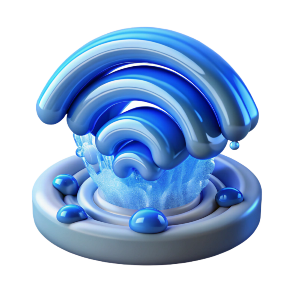 Wireless Network Signal Digital Wave Energy, Connectivity Icon png