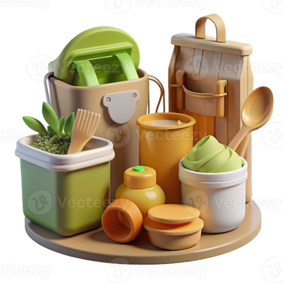stunning creative Adorable Kids' Eco-Friendly Portable Food Set exclusive png