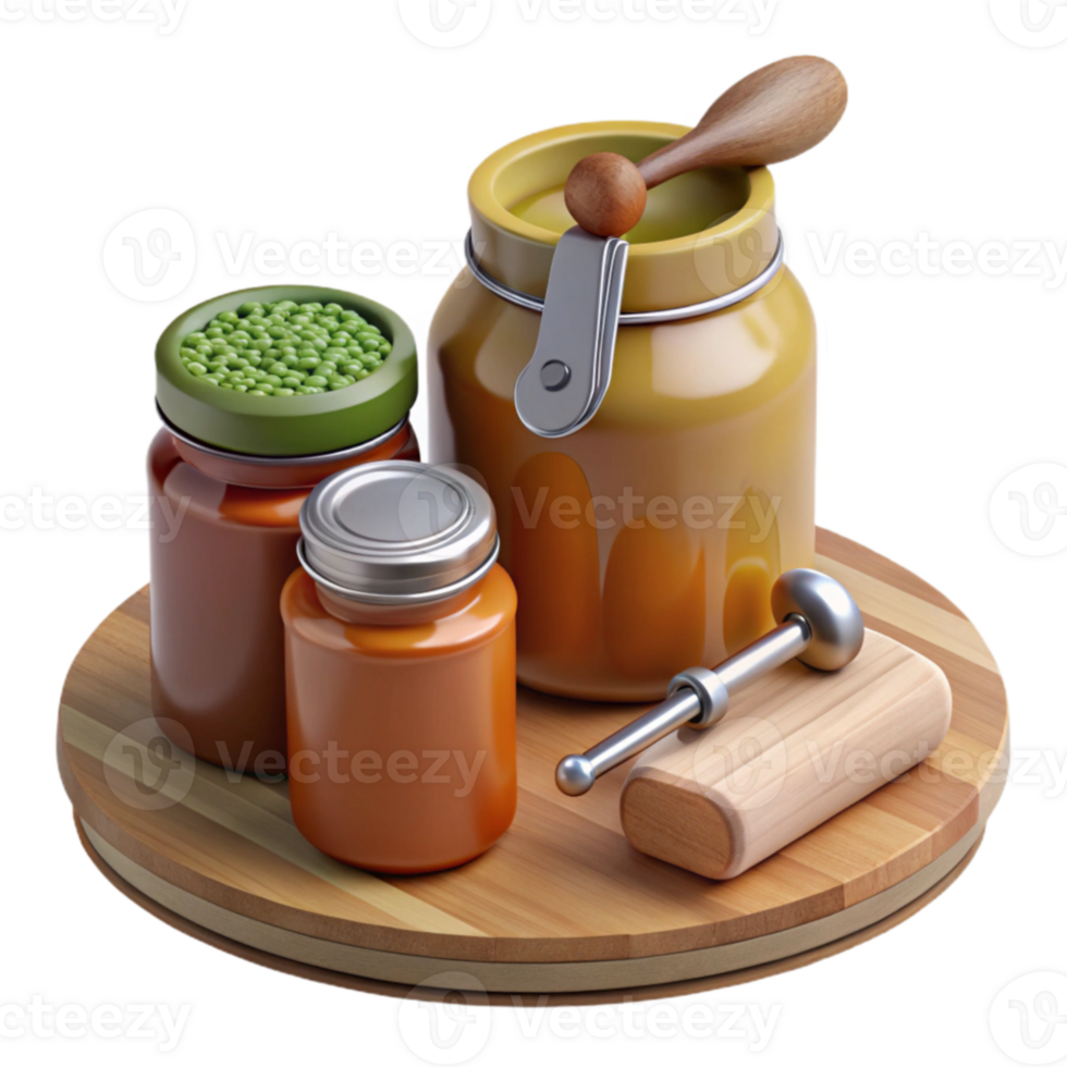 Homemade Baby Food Jars Simple Recipes Storage png