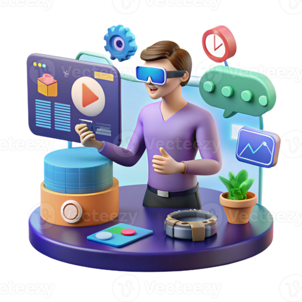 Virtual Reality Data Visualization Immersive Analytics Experience png