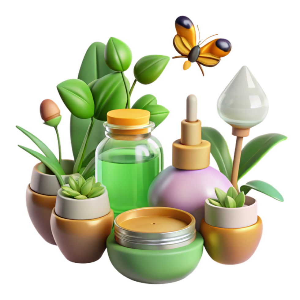 stunning classic Natural Skincare Organic Botanical Beauty Products premium png