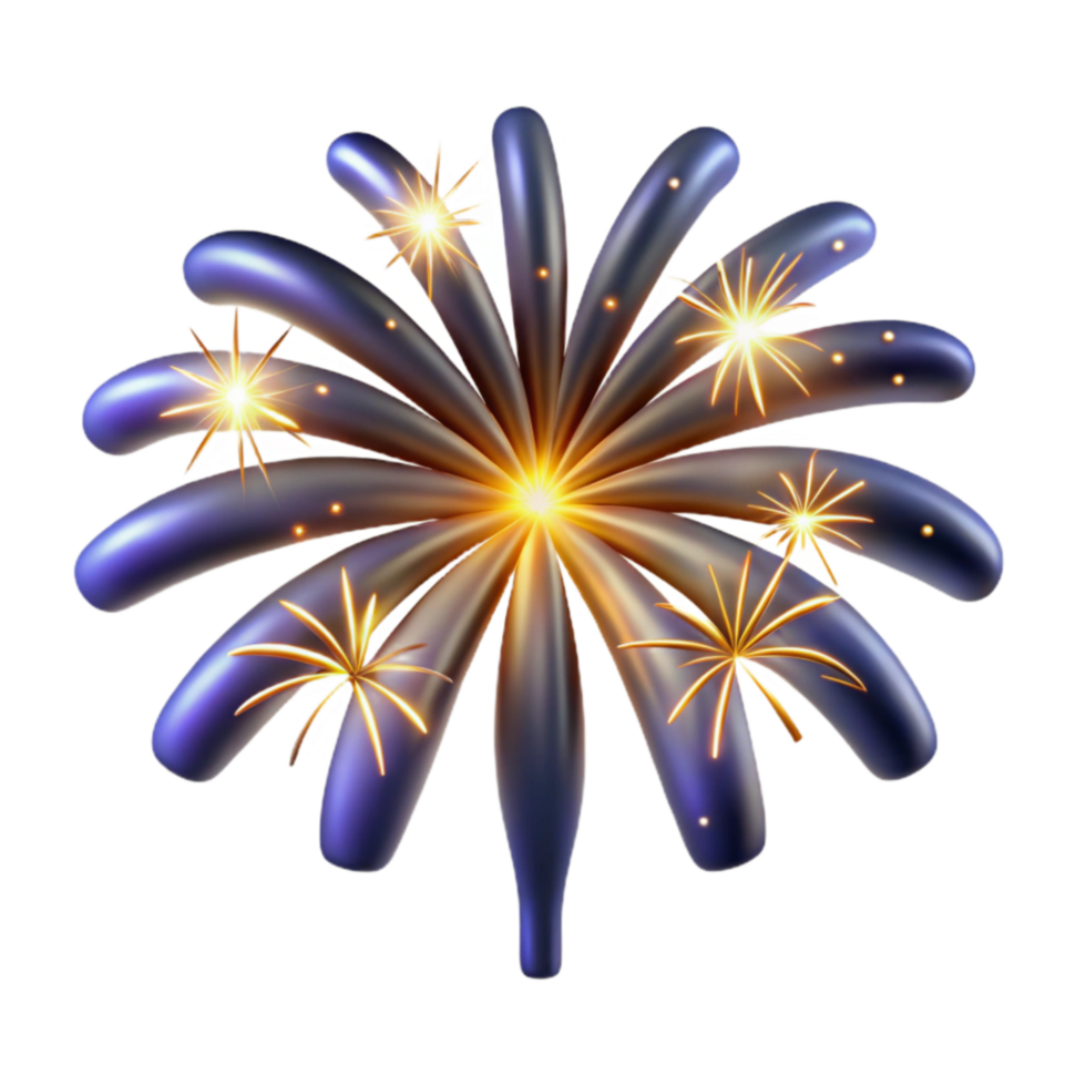 Stunning Fireworks Display Burst of Light and Color png