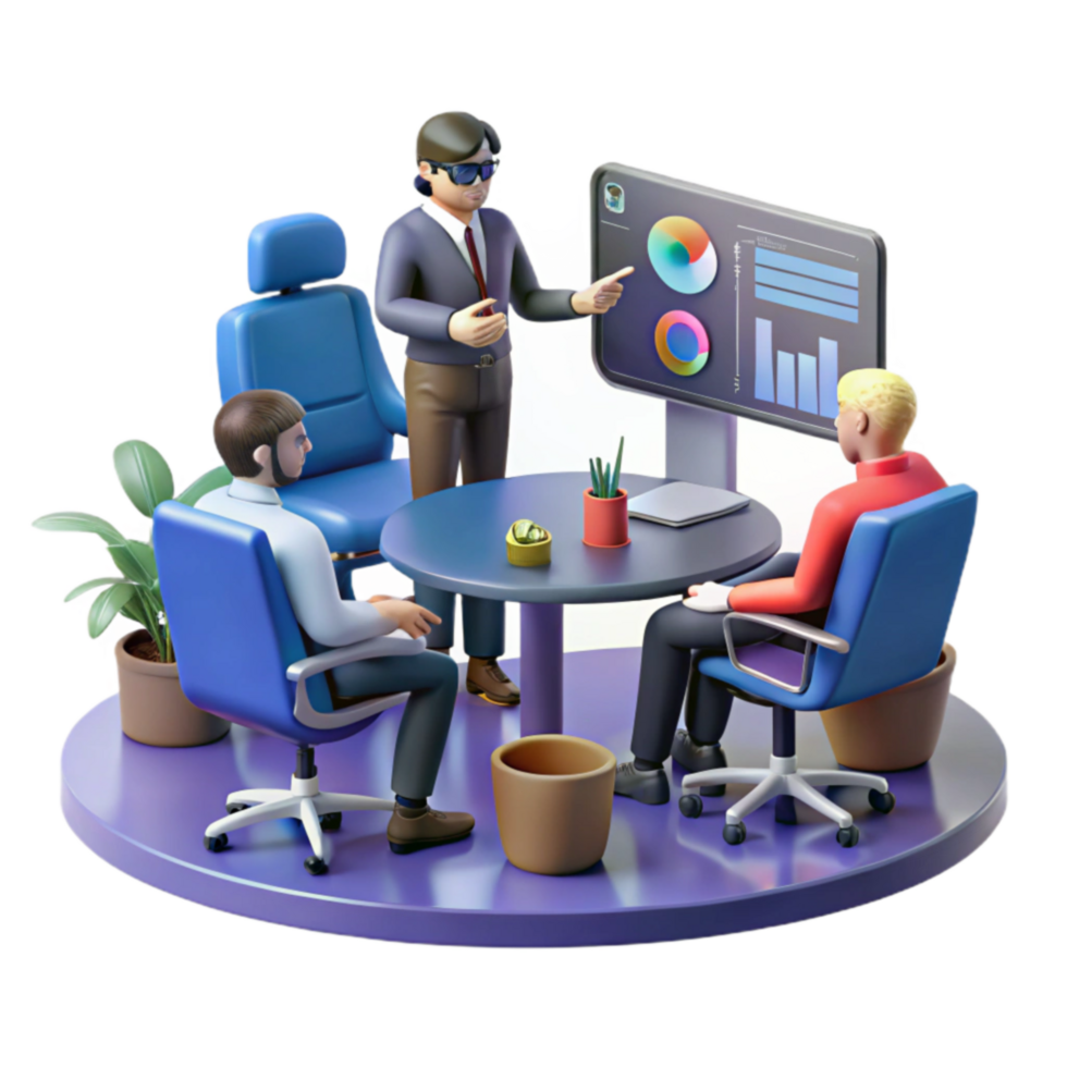wonderful classic Teamwork, Data Analysis, Business Meeting, Progress Review, Strategy Session, Office Collaboration, Chart Presentation, Project Discussion 4K png