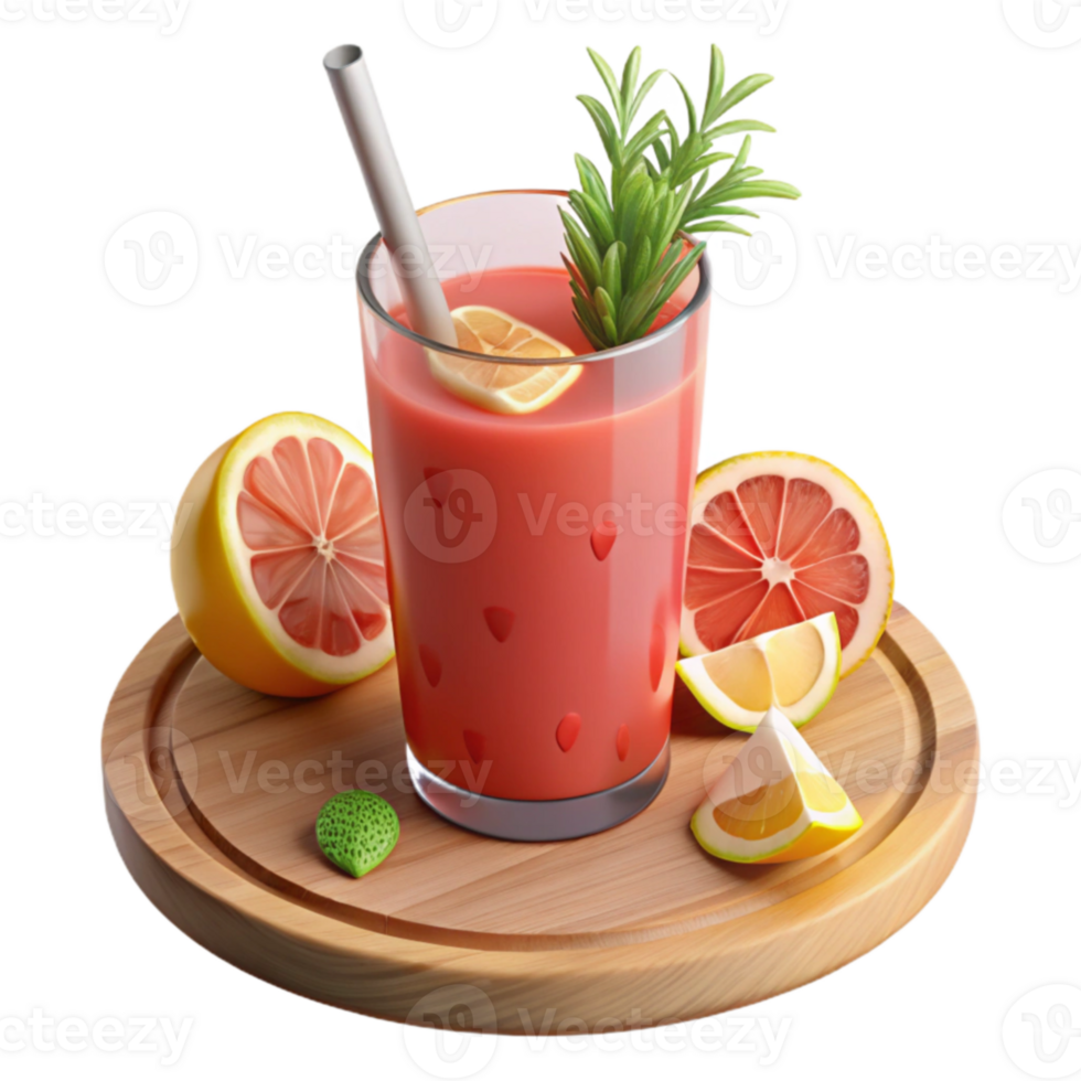 vibrant modern Refreshing Grapefruit Rosemary Drink Recipe high quality png